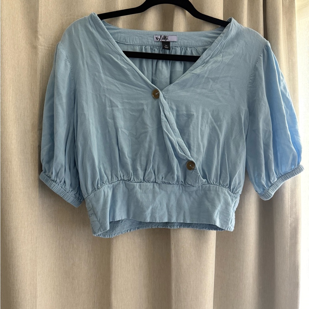 Light Blue Women's Top